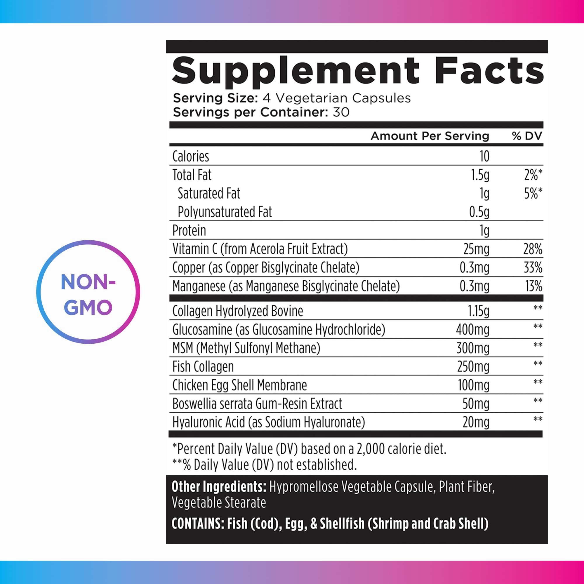 Livingood Daily Collagen + Joint Support, Grass Fed Multi Collagen Peptides I III V X with Hyaluronic Acid, Joint Support Supplement for Women & Men, Hair Skin Nails, Keto & Gluten Free, 120 Capsules Livingood DailyBuy Supplements Australia
