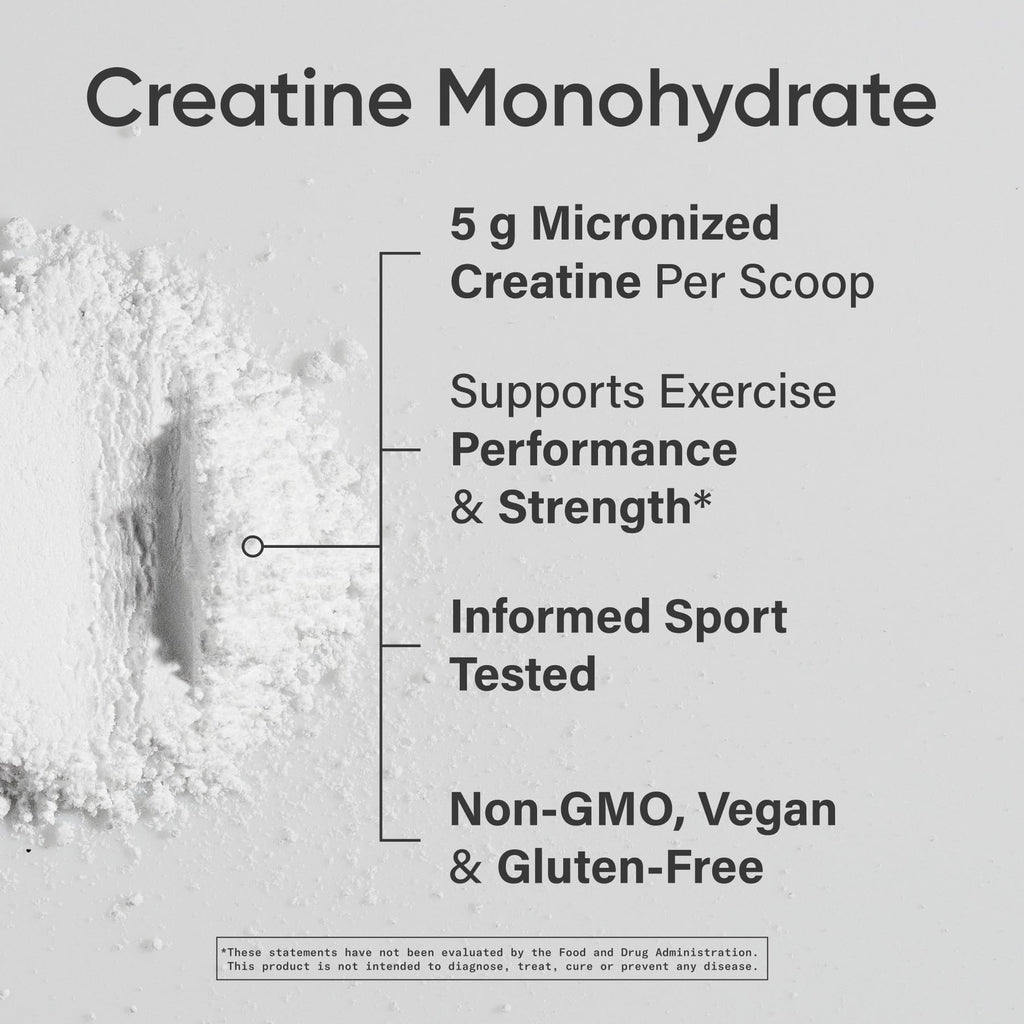 Sports Research Creatine Monohydrate - Gain Lean Muscle, Improve Performance and Strength and Support Workout Recovery* - 5 g Micronized Creatine - 17.64 oz Sports Research buy supplements Au