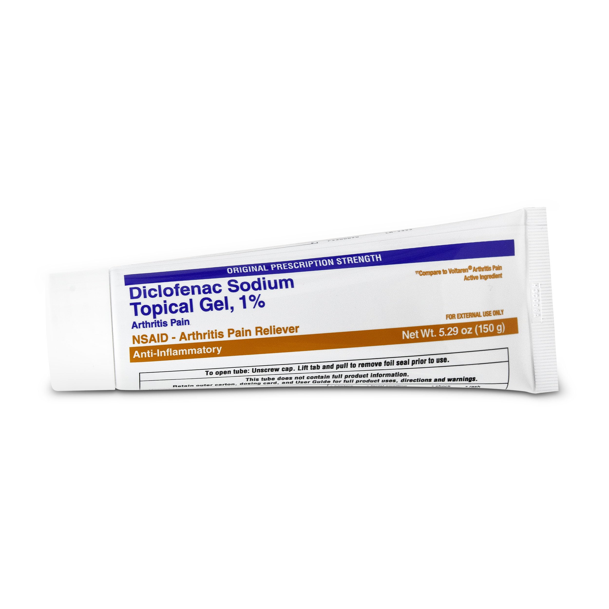Amazon Basic Care Diclofenac Sodium Topical Gel, 1% (NSAID), Arthritis Pain Reliever for Hand, Wrist, Elbow, Foot, Ankle and Knee Pain Relief, 5.29 oz (150 grams) (Packaging may vary) Amazon Basic CareBuy Supplements Australia