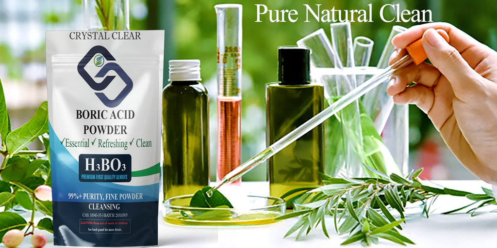Crystal Clear Lab Boric Acid Powder | 99.9% Industrial Grade Pure Boric Powder CrystalClearlab Chlorine DioxideBuy Supplements Australia