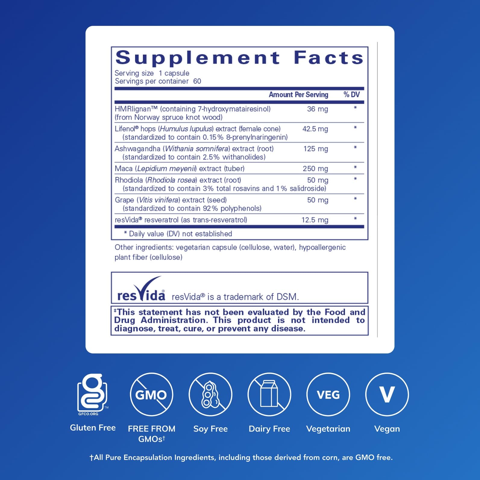 Pure Encapsulations MenoVive | Broad | Range Support for Menopausal Health and Comfort* | 60 Capsules Pure EncapsulationsBuy Supplements Australia