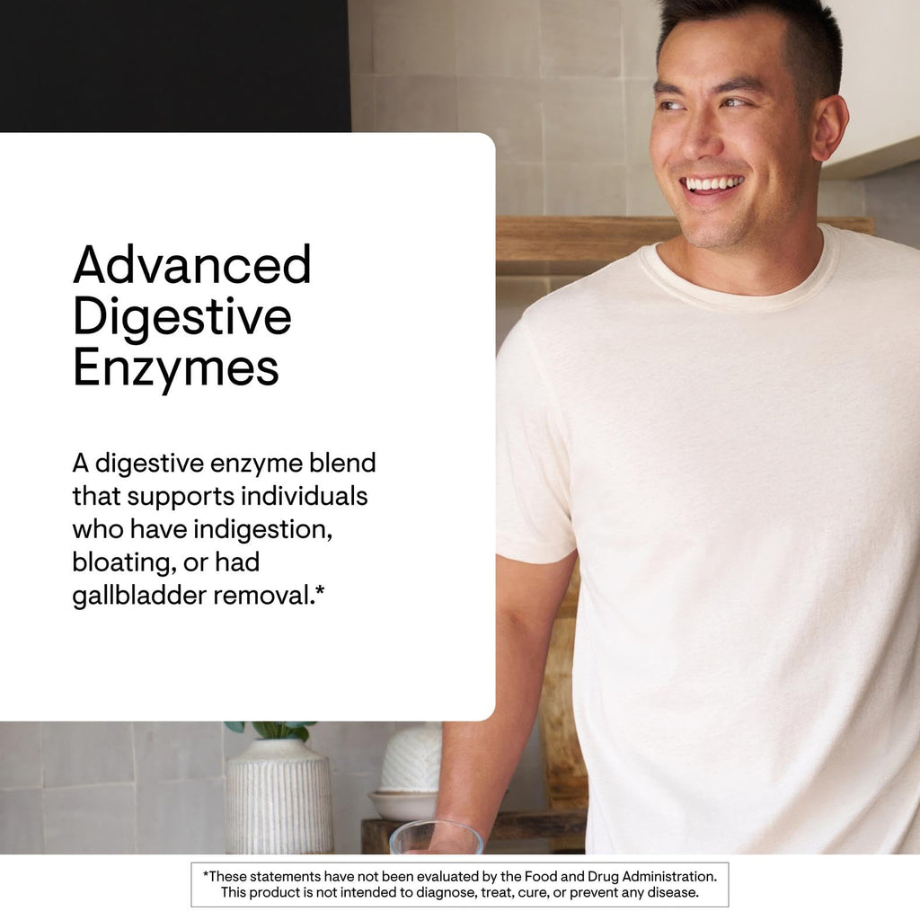 THORNE - Advanced Digestive Enzymes - Supplement with Pepsin, Ox Bile & Pancreatin for Indigestion & Constipation Relief - Minimizes Occasional Gas & Bloating* - Third-Party Certified - 180 Capsules THORNE buy supplements Au