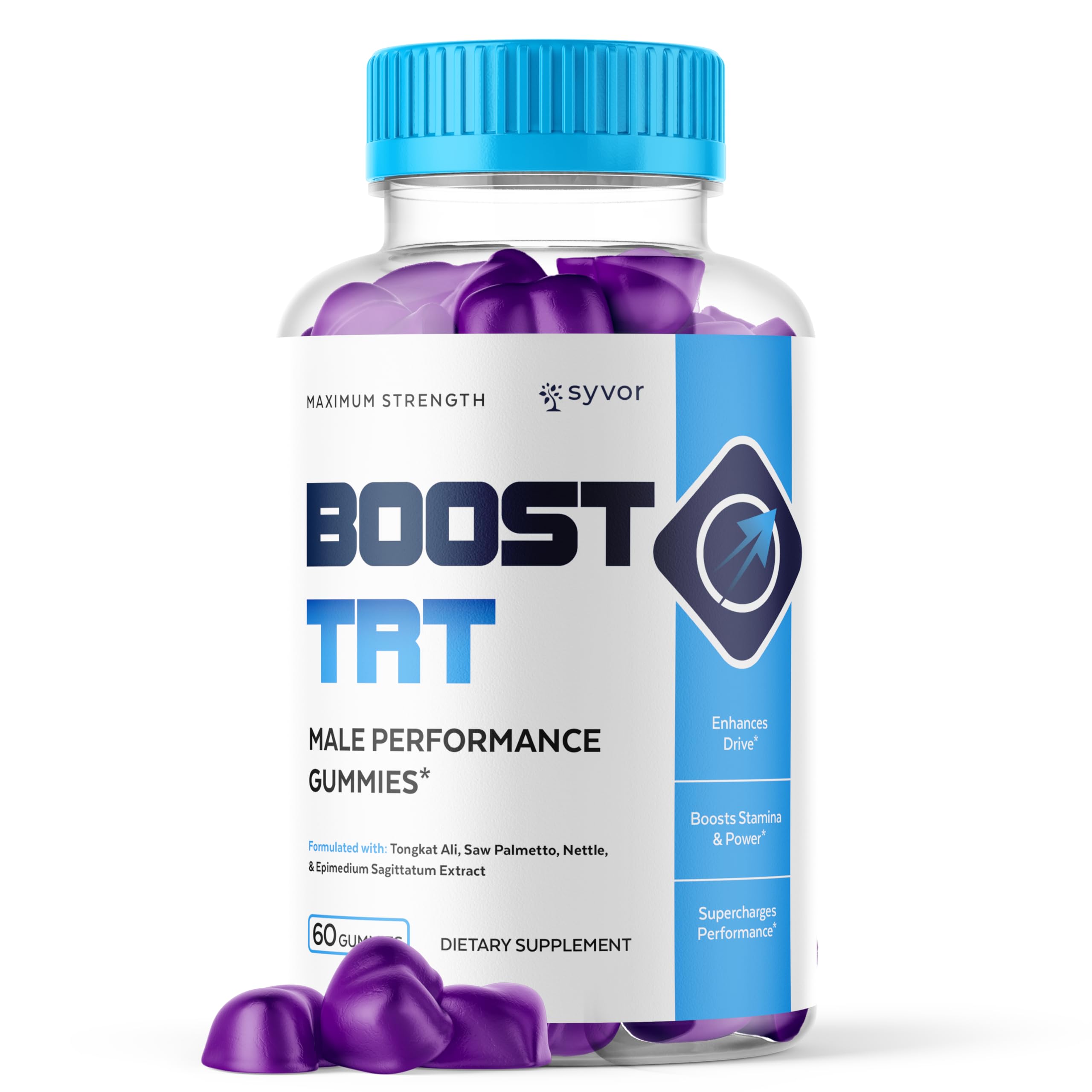 Boost TRT Gummies for Men, Official Boost TRT Male Performance Gummys with Natural Ingredients, Advanced BoostTRT Men's Gummy Supplement with Maximum Strength Premium Vitamins (60 Gummies) SyvorBuy Supplements Australia
