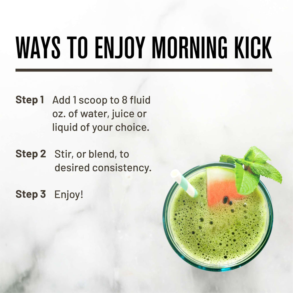 ROUNDHOUSE PROVISION Morning Kick by Chuck Norris - Watermelon Mint Flavor - Greens Superfood Powder with Probiotics, Collagen Peptides & Ashwagandha to Help Support Gut & Joint Health, 3 Pack ROUNDHOUSE PROVISIONBuy Supplements Australia
