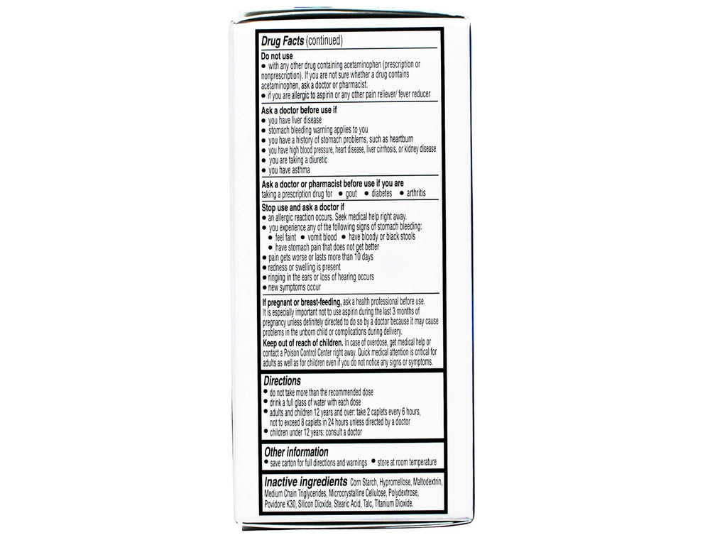 Vanquish Extra Strength Pain Reliever Caplets-100 ct. (Pack of 3) VanquishBuy Supplements Australia