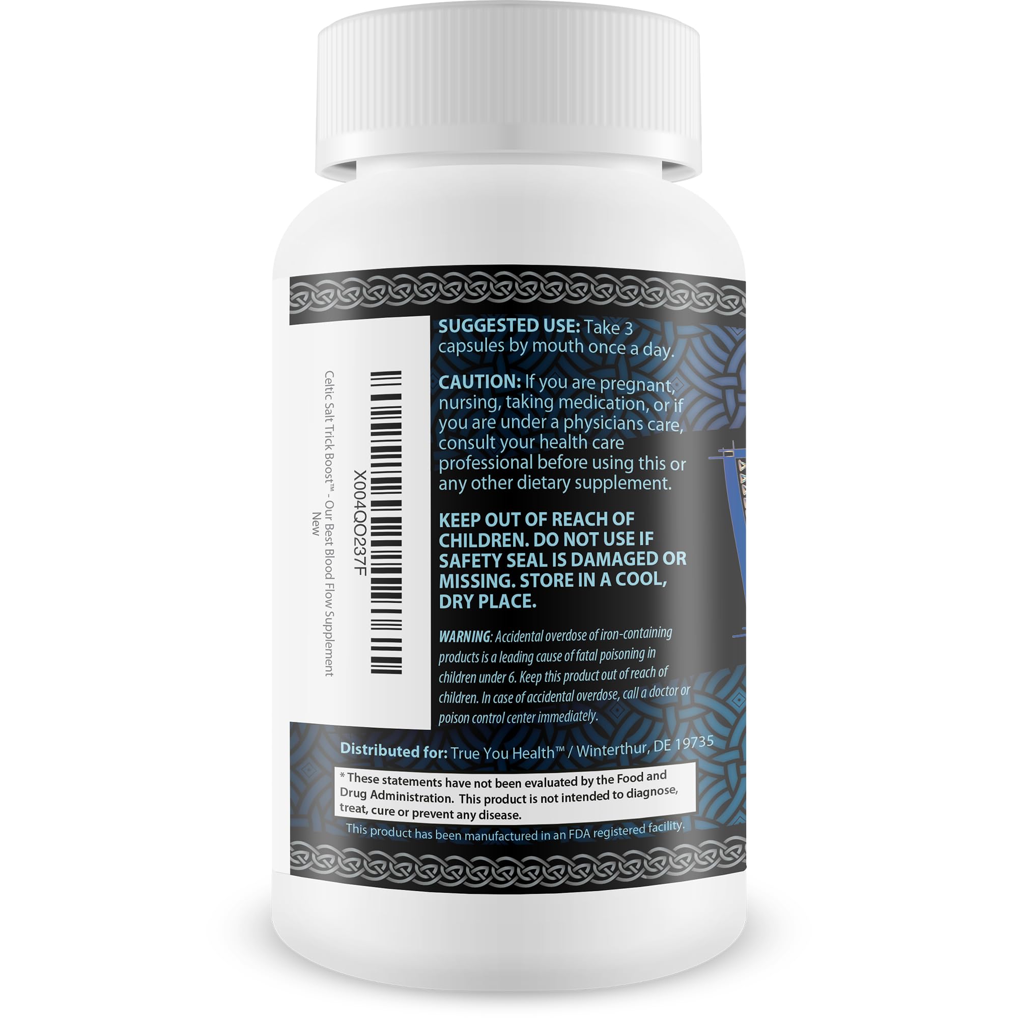 Celtic Salt Trick Boost for Blood Flow - Improved Formula - Our Best Blood Circulation Supplements for Men - Increase Blood Flow Care Blood Circulation Pills - Advanced Blood Flow Support True You HealthBuy Supplements Australia
