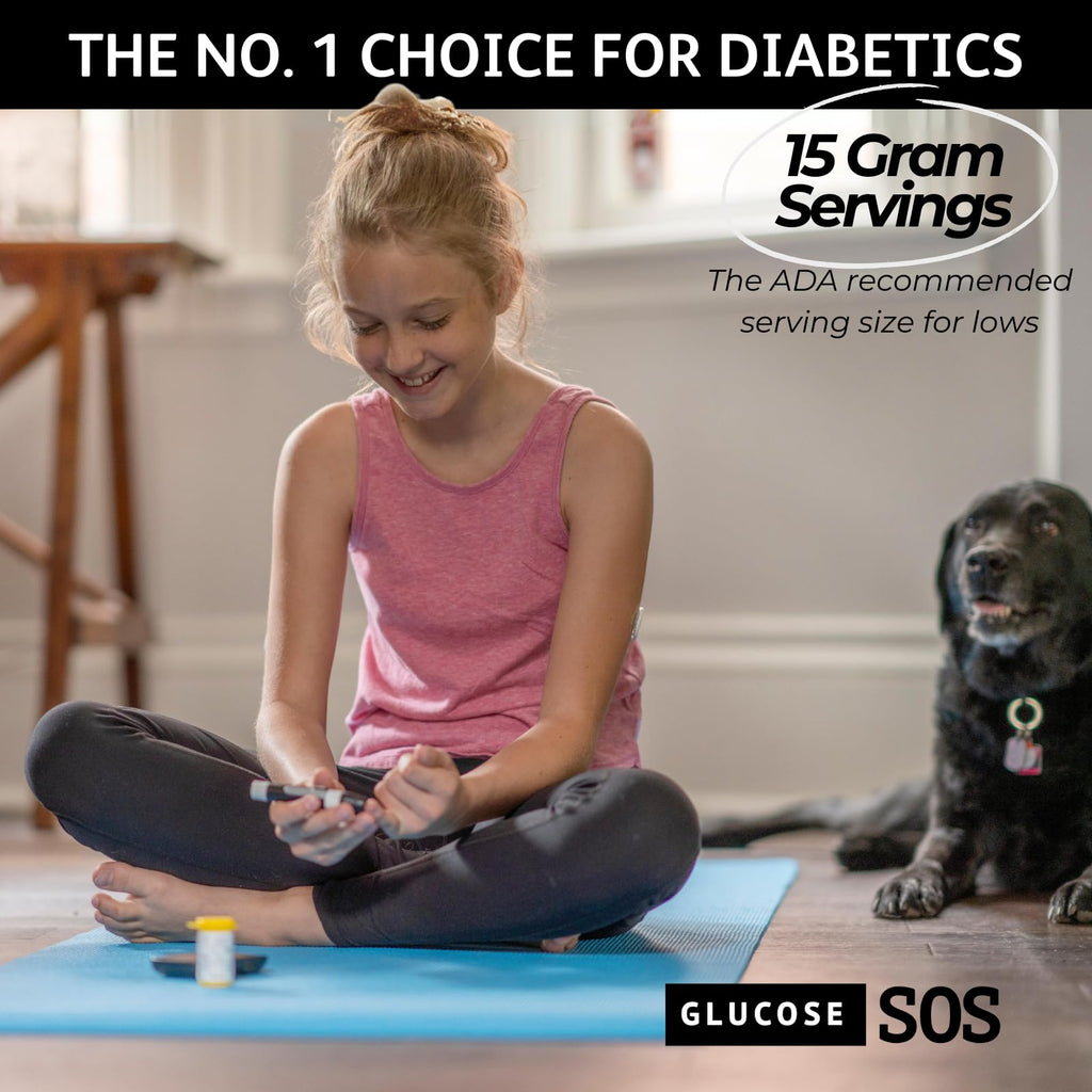 Glucose SOS Glucose Powder Packets with Natural Dextrose, Fast-Absorption That Instantly Dissolves in Your Mouth with No Water Needed, Sweet & Tangy 12 Servings Glucose SOSBuy Supplements Australia