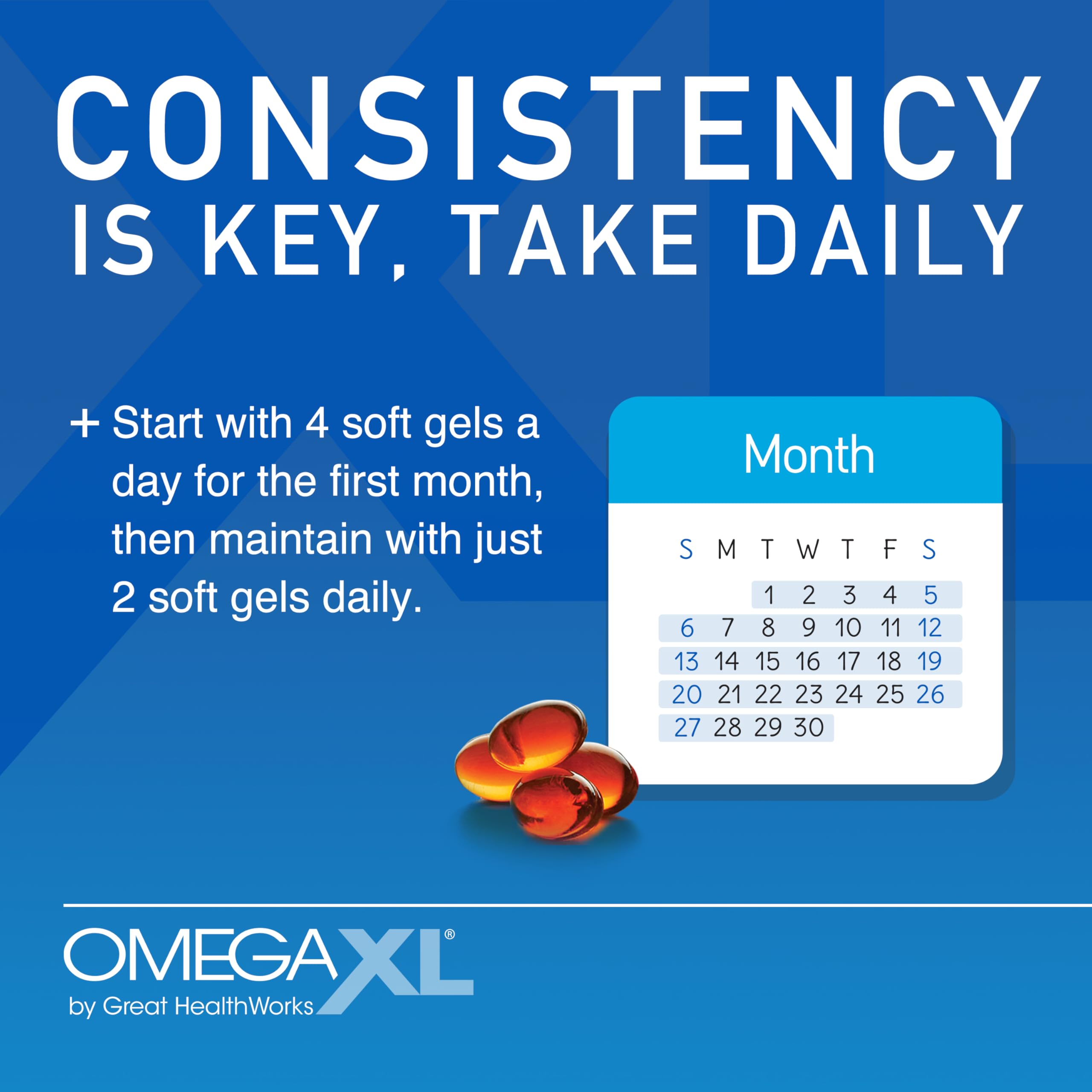 OmegaXL Joint Support Supplement, for Relief - Natural Muscle Support, Green Lipped Mussel Oil, Soft Gel Pills, Drug-Free, 60 Count OmegaXLBuy Supplements Australia