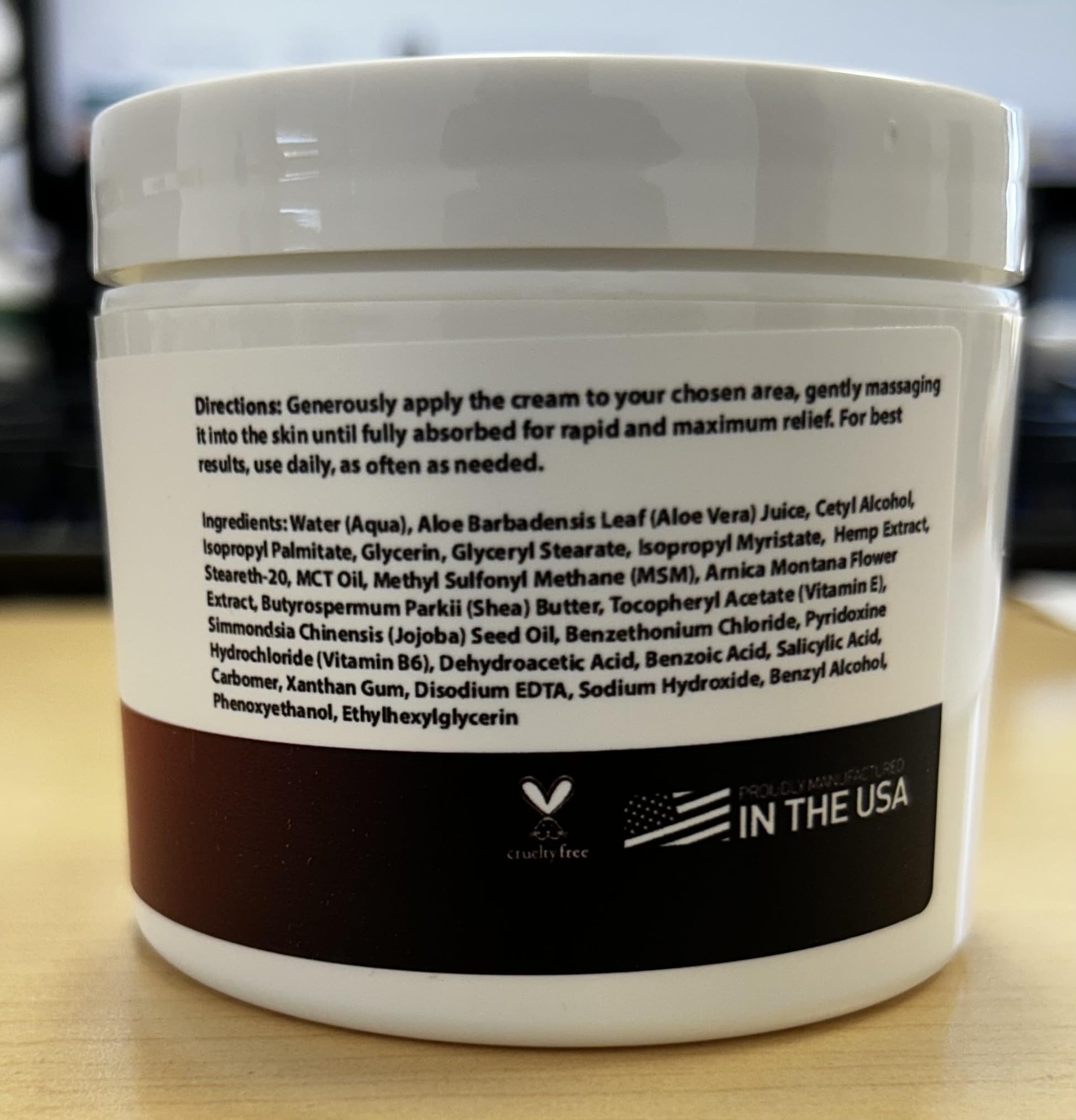 Medical Miracles Hemp Cream - Ideal for Hips, Joints, Neck, Back, Elbows, Fingers, Hands, and Knees (1000mg) Now NEW 4OZ Size Medical MiraclesBuy Supplements Australia