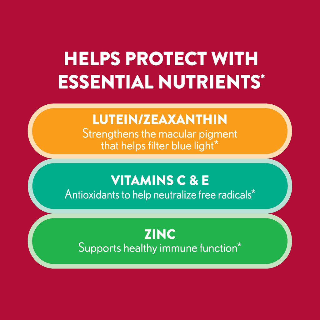 Ocuvite Vitamin & Mineral Supplement for Eye Health Adult Gummies OcuviteBuy Supplements Australia