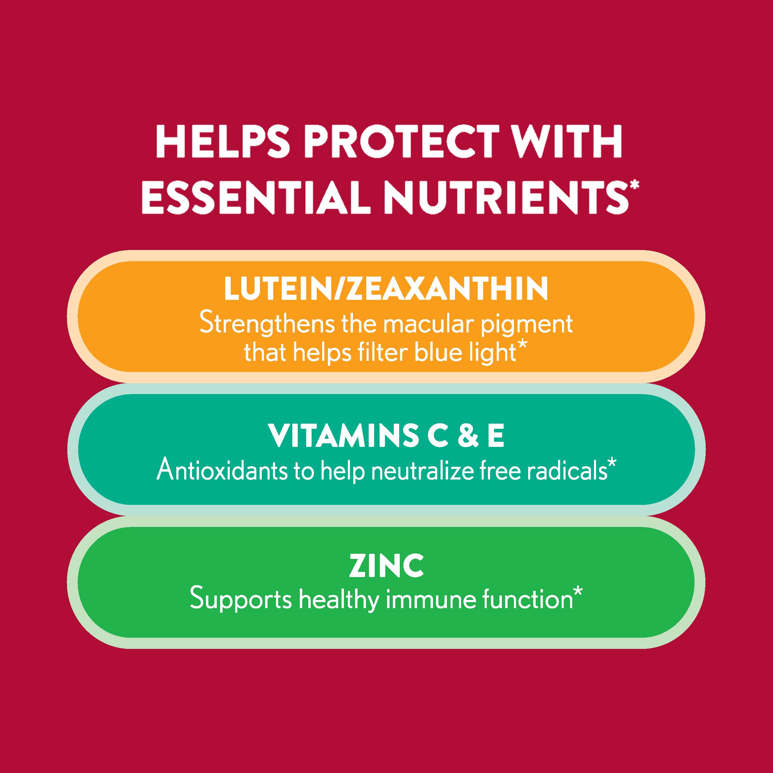 Ocuvite Vitamin & Mineral Supplement for Eye Health Adult Gummies OcuviteBuy Supplements Australia