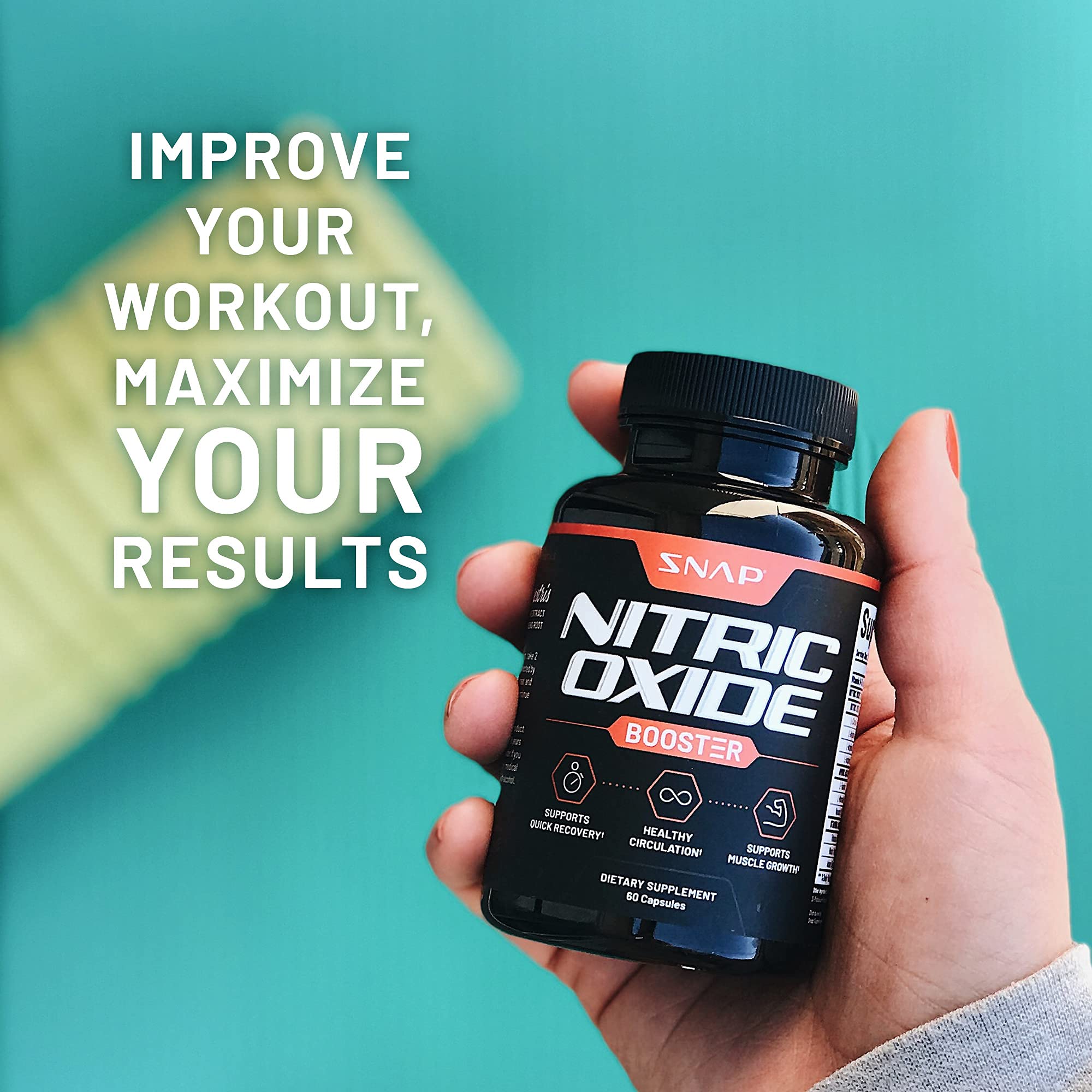 Snap Supplements Nitric Oxide + Testo Booster (2 Products)