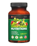 Fruits and Veggies Supplement, 36 Fruits & Vegetables with 24 Essential Vitamins, Minerals & Trace Elements,High in Fiber for Digestion & Constipation Relief,Daily Nutritional Support,120 Capsules aegabeBuy Supplements Australia