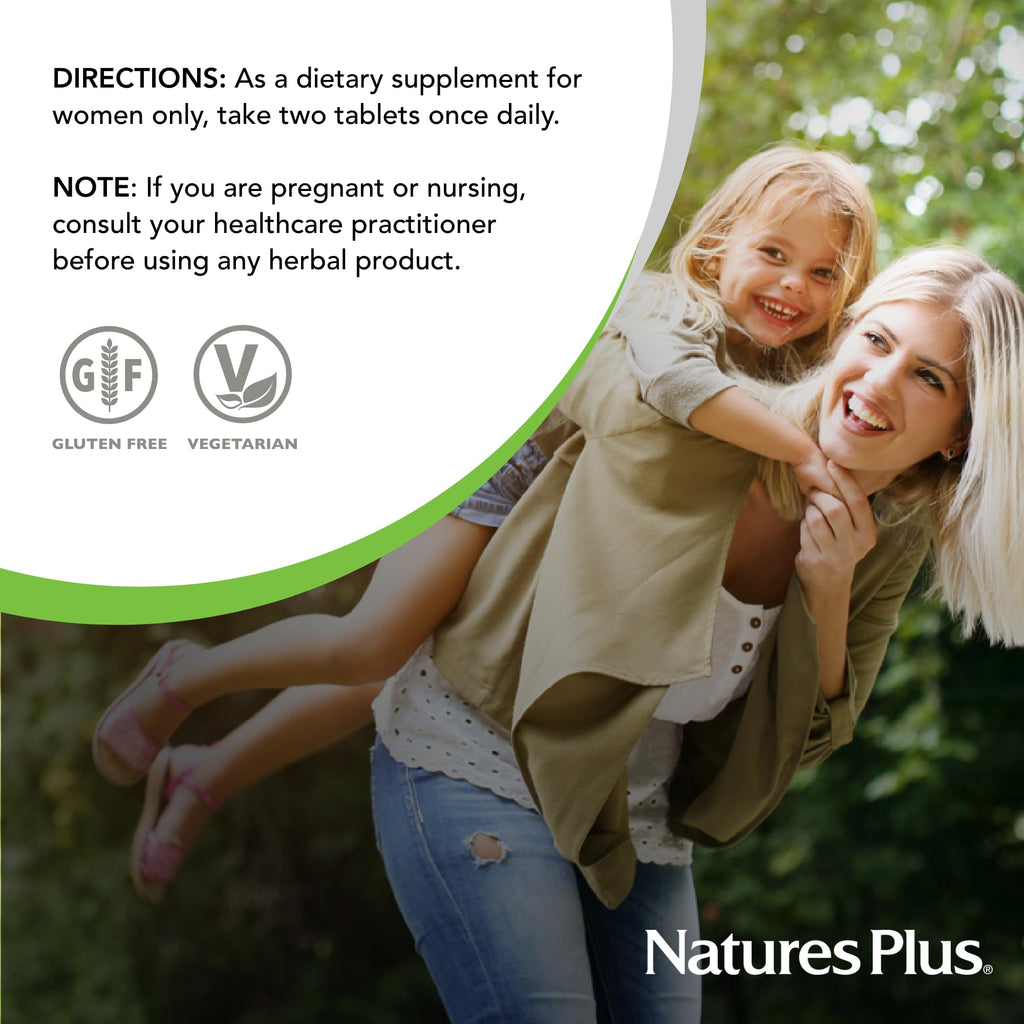 NaturesPlus Source of Life Women - 60 Tablets - Multivitamin & Mineral Supplement - with Iron, Calcium, Folate & Lutein - Gluten Free, Vegetarian - 30 Servings NaturesPlusBuy Supplements Australia