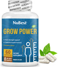 NuBest Grow Power - Calcium Supplement, Magnesium Supplement with Vitamin D3, B6, Zinc, Phosphorus and Multivitamin for Strong Bones, Overall Health for Age 10+ | 60 Capsules | 1 Month Supply NuBestBuy Supplements Australia