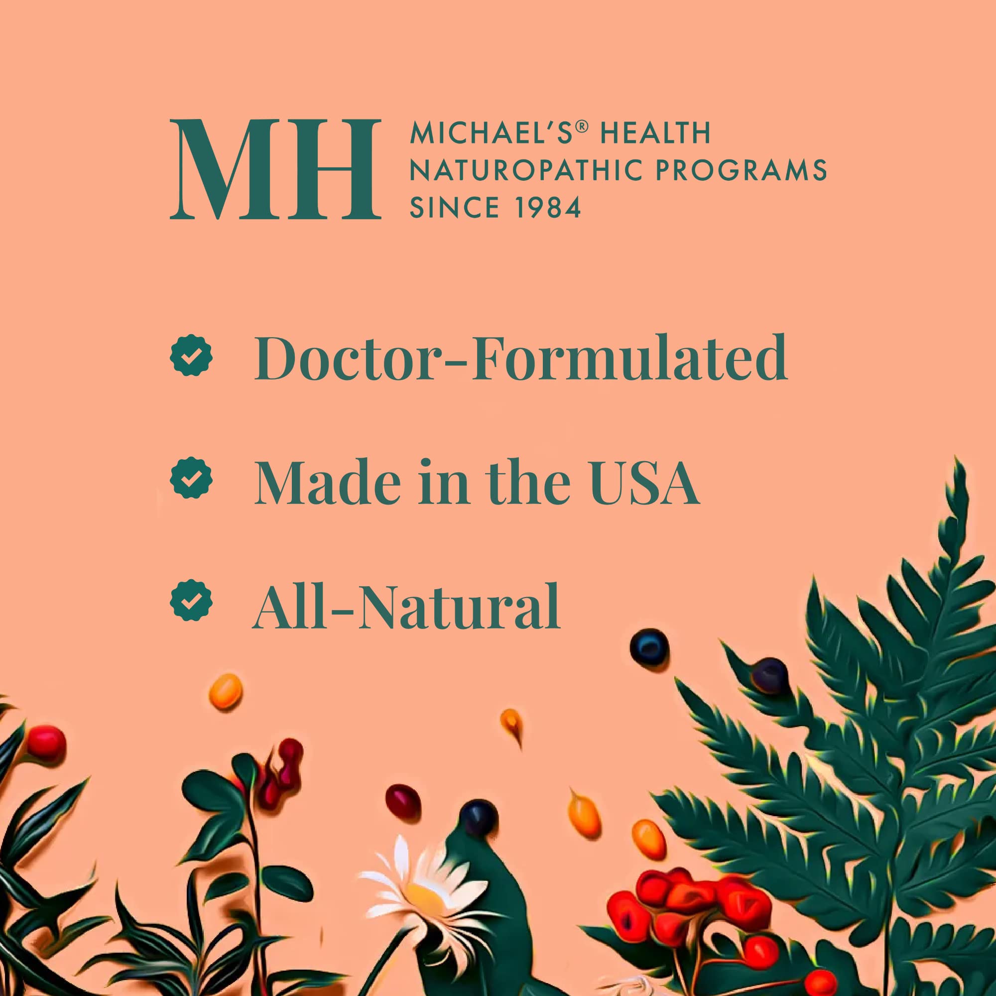 Michael's Health Naturopathic Programs Teen Boys - 60 Vegetarian Capsules - Daily Multivitamin Supplement - Kosher - 30 Servings MICHAEL'SBuy Supplements Australia