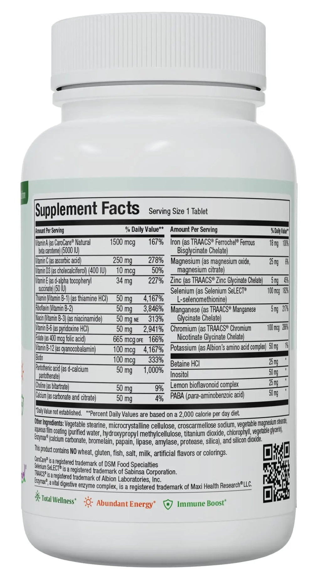 Maxi Health Complete Once Daily Vitamins for Men & Women - Multivitamin for Women & Men Maxi Health