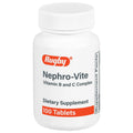 Rugby Nephro-Vite Vitamin B and C Complex Tablets - Dietary Supplement - 100 Count (1 Pack) RUGBY LABORATORIES