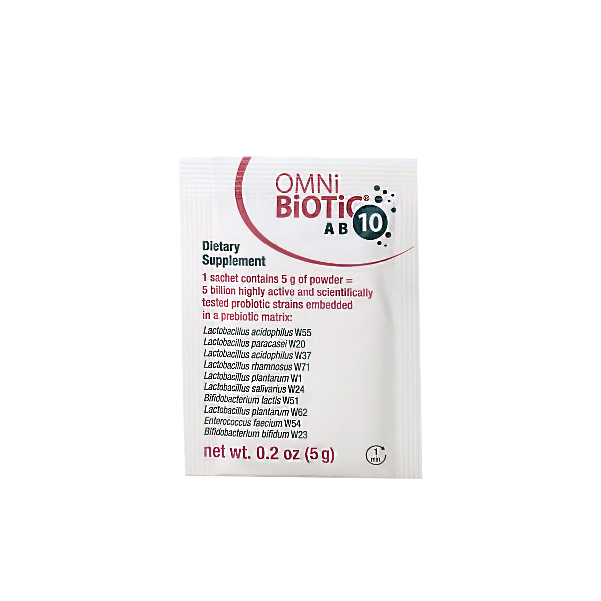 OMNi BiOTiC AB 10 - Clinically Tested Restorative Probiotic - Supports & Restores Gut Flora & Digestion - Digestive Probiotic for Diarrhea - Vegan, Hypoallergenic, Non-GMO (30 Daily Packets) OMNi BiOTiCBuy Supplements Australia