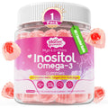 Myo-Inositol & D-Chiro Ideal 40:1, Inositol + Omega-3(3:1) Gummies, Hormone Balance for Women | Sugar Free Inositol Gummies w/Omega 3 DHA:EPA (3:1), Inositol Supplement for Cycle Health, Vegan, 60 Ct EnvyCureBuy Supplements Australia