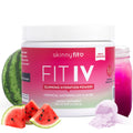 SkinnyFit - Fit IV Slimming Hydration Powder, Tropical Watermelon (Jar, 28 Scoops) - New & Improved Formula - Electrolytes, Vitamin C, Vitamin B3 - Vegan, Gluten Free, Dairy Free - Beauty & Self Care SkinnyFitBuy Supplements Australia