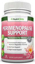 NutriONN Perimenopause Supplement for Women - Natural Support for Hot Flashes & Night Sweats - Improved Mood & Sleep - 11 Herbal Ingredients with Black Cohosh & Red Clover - Hormone Balance - Non-GMO NutriONNBuy Supplements Australia