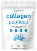 Micro Ingredients Hydrolyzed Collagen Peptides Powder, 1 lb | Type I & III Collagen for Women & Men | Unflavored Bovine Collagen Protein | Easy Dissolve, Paleo, Non-GMO Micro Ingredients buy supplements Au