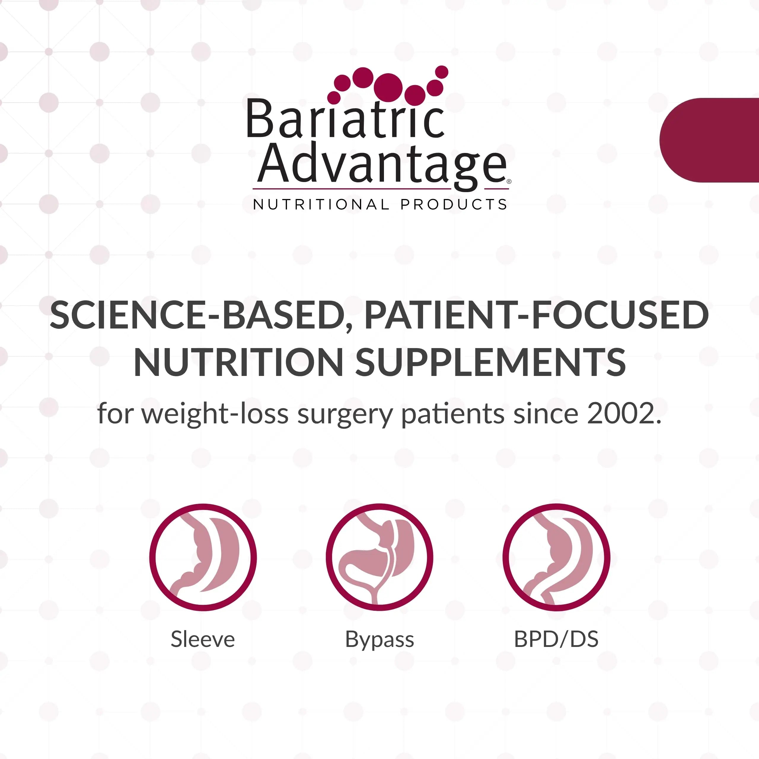 Bariatric Advantage Multi Formula without Iron, High Potency Daily Multivitamin for Bariatric Surgery Patients Bariatric Advantage