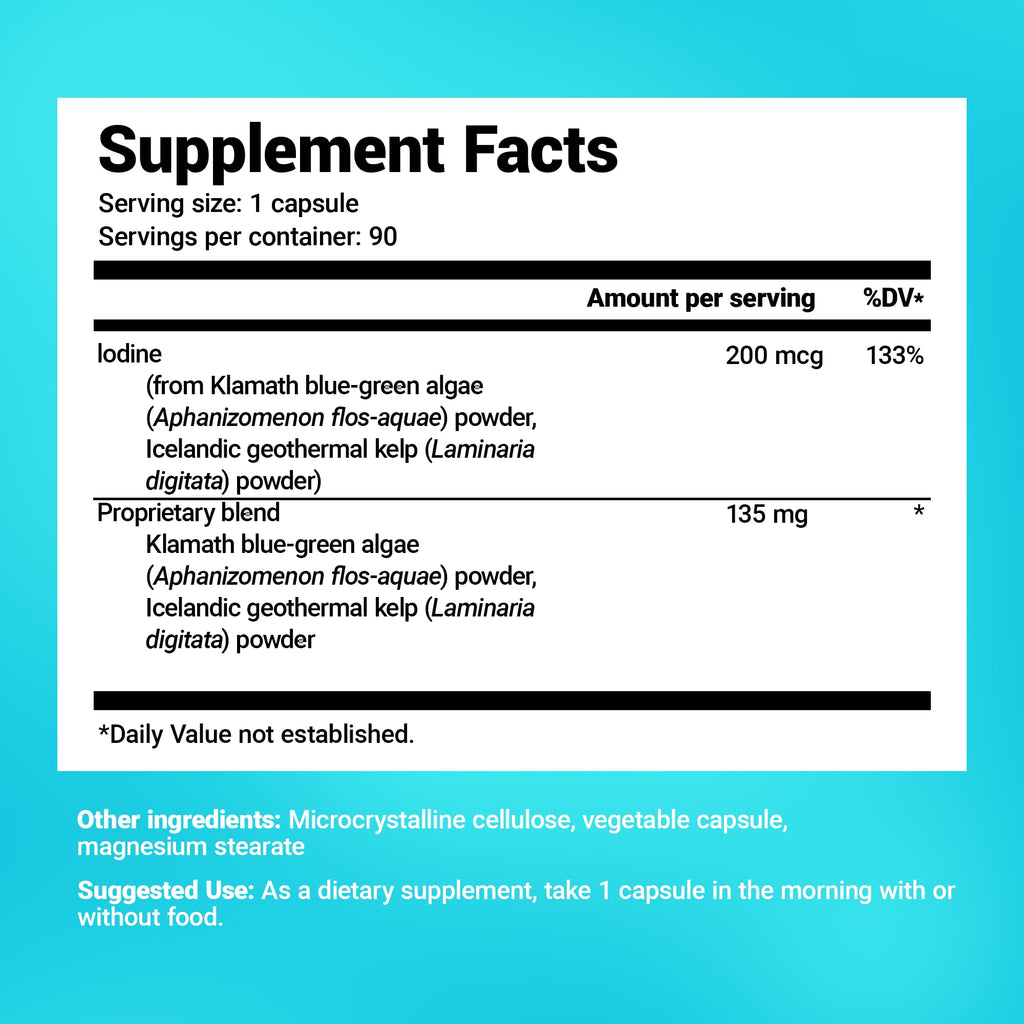 Dr. Berg's Sea Kelp Enhanced - Pure Healthy Thyroid Support Natural Antioxidants Dr. Berg NutritionalsBuy Supplements Australia