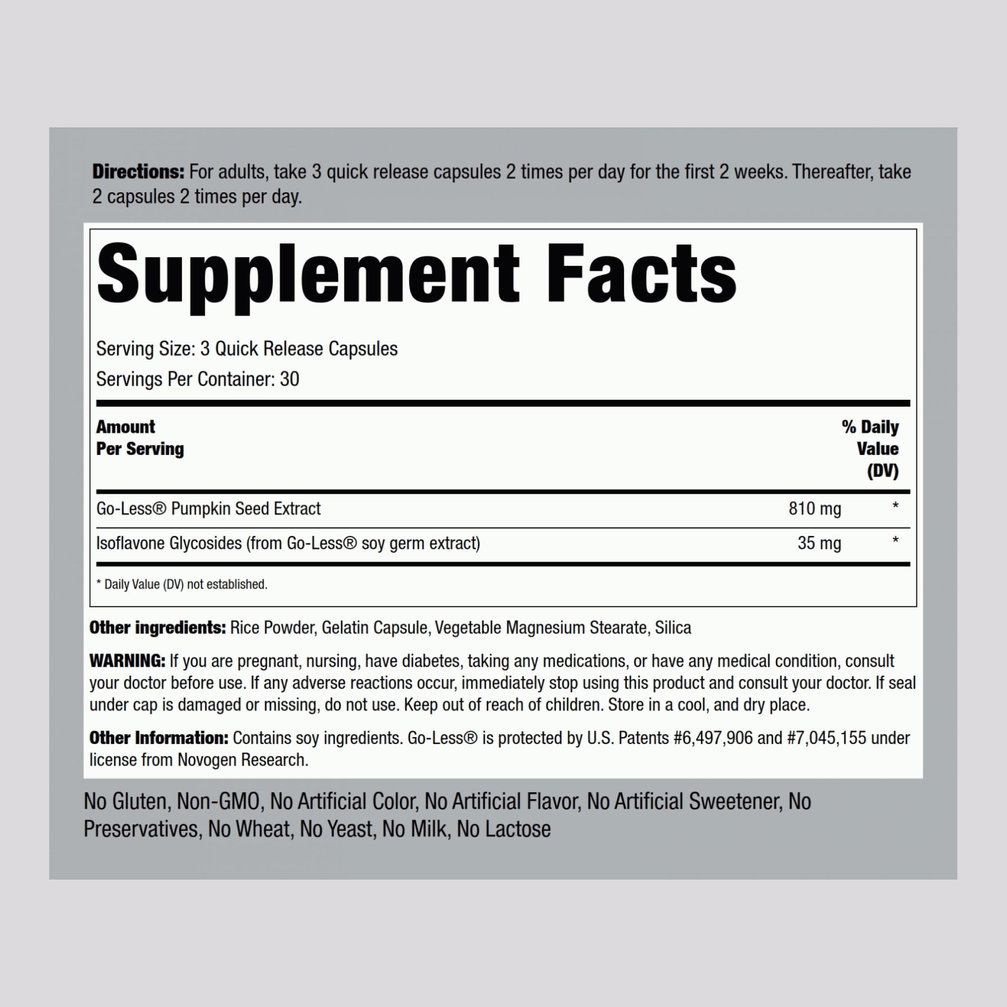 Piping Rock Bladder Control Pills for Women and Men | 90 Capsules | Maximum Strength Formula | Pumpkin Seed Extract | Non-GMO, Gluten Free Supplement Piping RockBuy Supplements Australia
