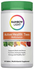 Rainbow Light Multivitamin for Teens, Vitamin C, Zinc, & B Complex, Supports Brain Health, Nerve Function Rainbow LightBuy Supplements Australia