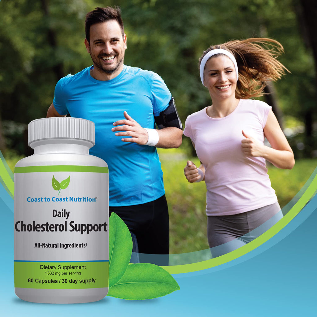 Coast to Coast Nutrition Cholesterol Support Supplement - Support Cardiovascular & Artery Performance, Target Bad LDL Levels & Plaque Calcium Buld-Up - Promote Circulation & Blood Flow - 60 Capsules Coast to Coast NutritionBuy Supplements Australia