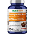 NusaPure Sarsaparilla Root 20:1 Extract - Suitable for Vegetarian/Vegan, Non - GMO - 3000 mg - 150 Capsules NusaPureBuy Supplements Australia