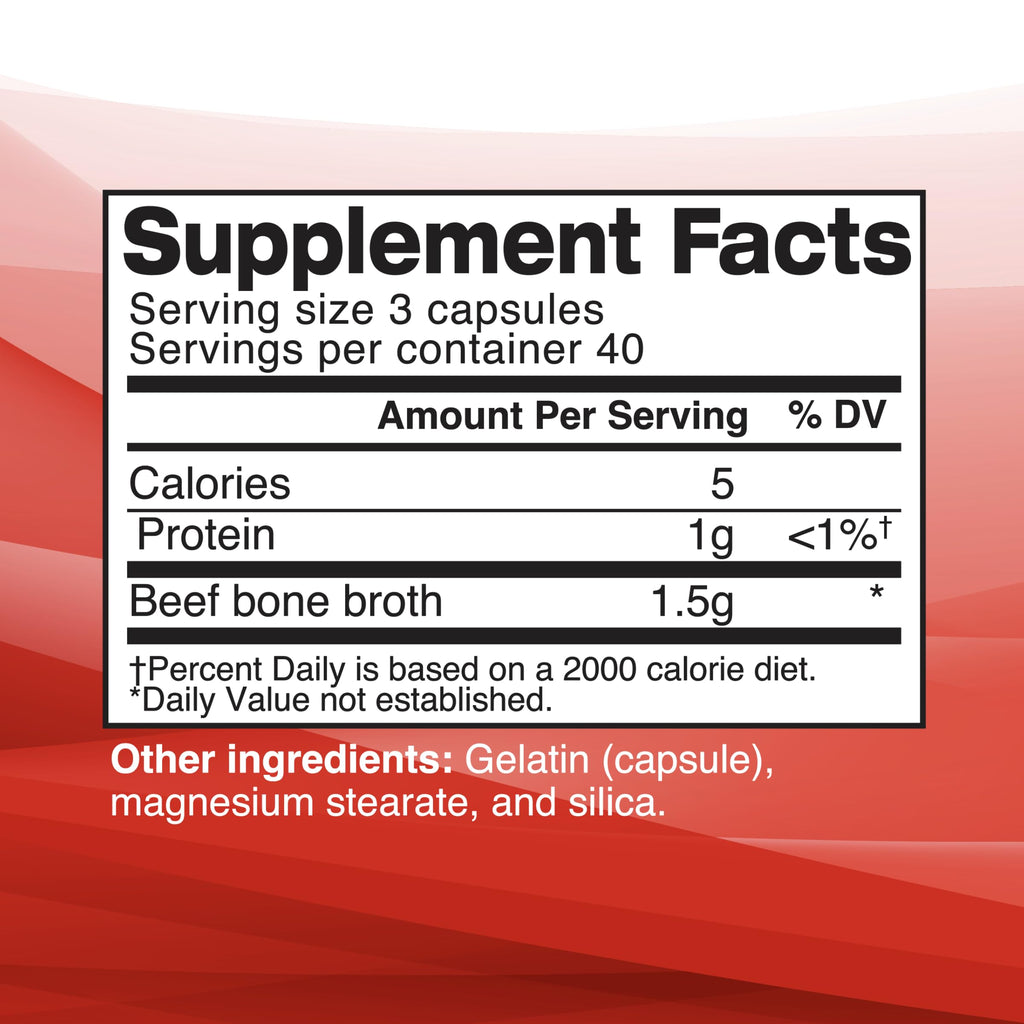 Dr. Kellyann Bone Broth Capsules | 500mg Collagen Per Serving | Supports Gut Health | Joint & Cartilage Repair | Skin Hair Nails | Fasting Support | Grass-Fed Beef | Digestive Wellness | 40 Servings Dr. Kellyann buy supplements Au