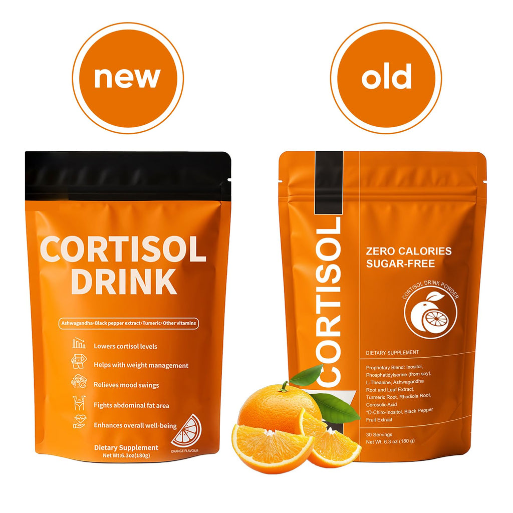 Cortisol Drink Mix | Cortisol Supplements for Women & Men | Ashwagandha, L-Theanine, Turmeric Root, Black Pepper Extract, Healthy Cortisol Levels, Mental Clarity SUUDUULBuy Supplements Australia