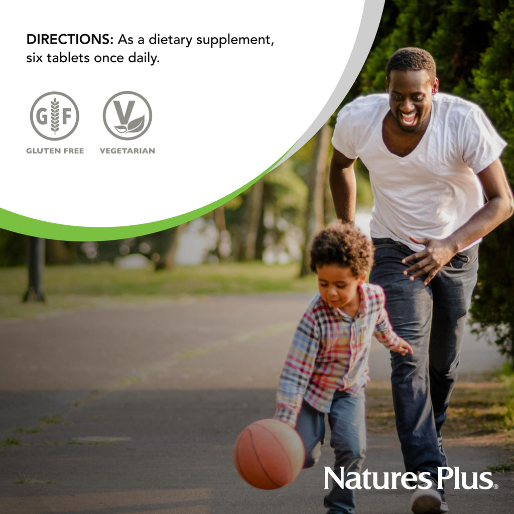 NaturesPlus Ultra Source of Life Multivitamin - 180 Mini-Tablets - with Whole Foods, Herbs, Lutein & Enzymes - Vegetarian, Gluten Free - 30 Servings NaturesPlusBuy Supplements Australia