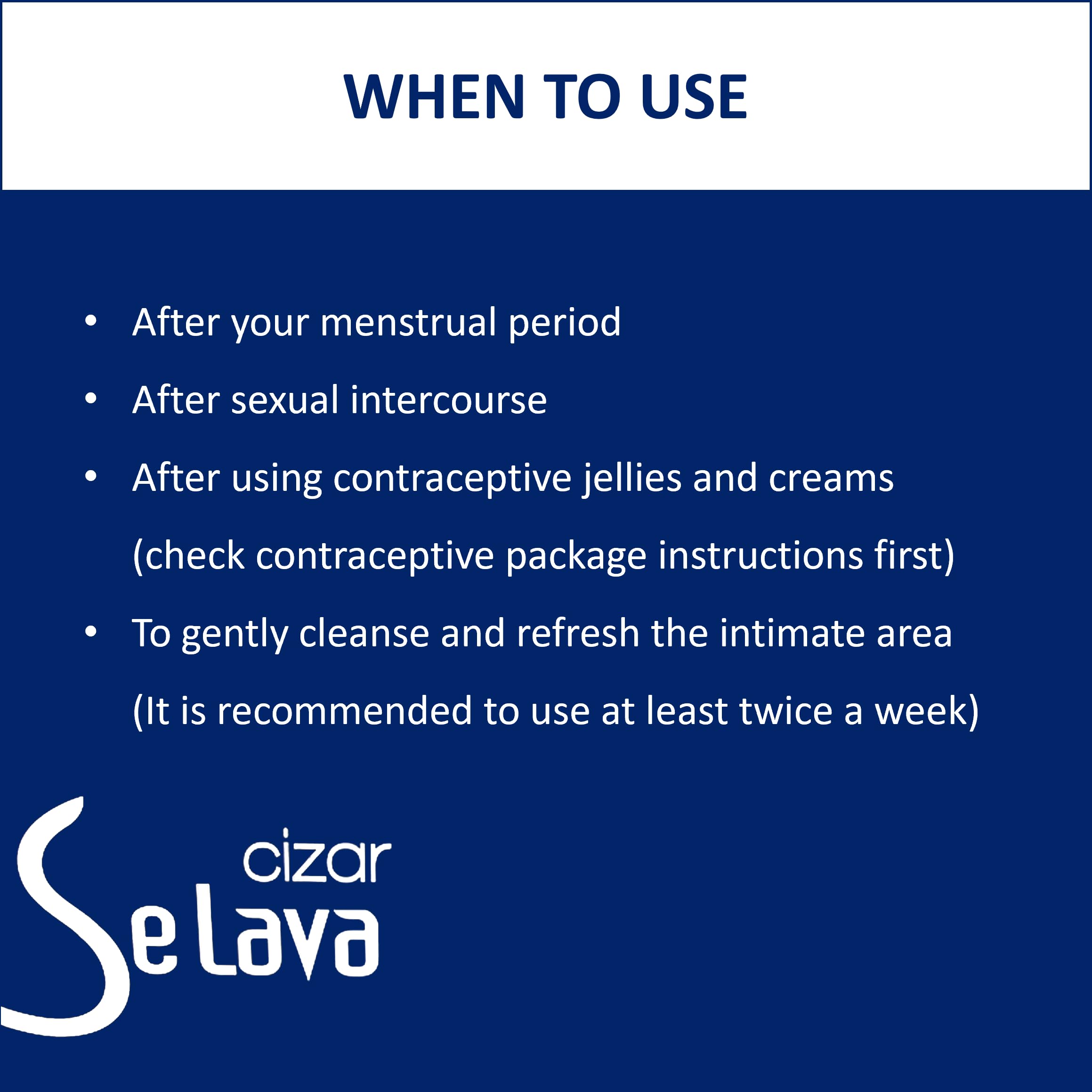 Cizar - Selava, Feminine Wash 15ml 7ea, Gynecologists Developed, Preservative-Free CizarBuy Supplements Australia