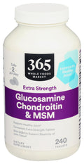 365 by Whole Foods Market, Glucosamine Chondroitin X Strength MSM, 240 Tablets 365 by Whole Foods MarketBuy Supplements Australia