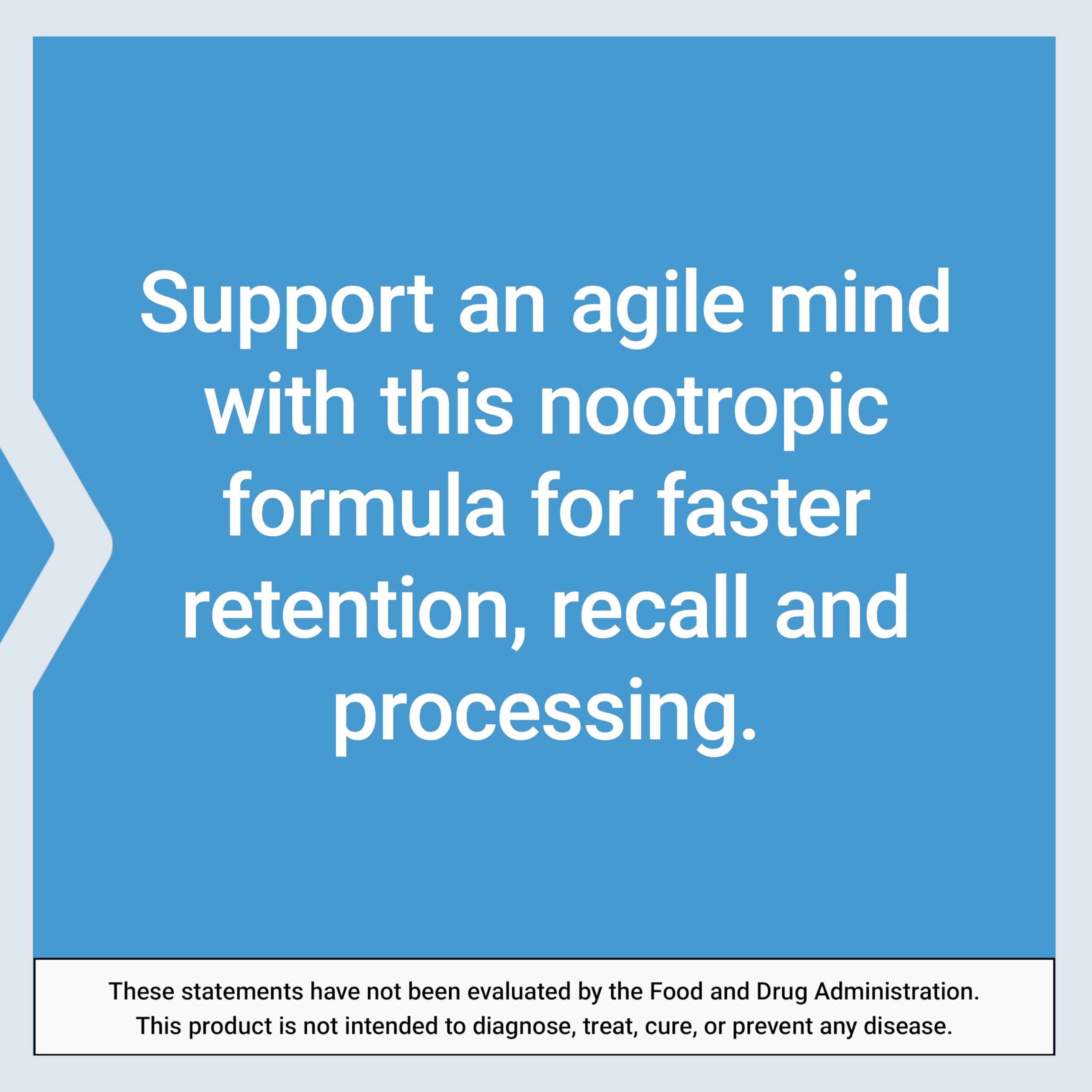 Life Extension Quick Brain Nootropic, Fast Thinking, Learning, Concentration, Lutein, zeaxanthin, gotu kola, bacopa, Gluten Free, Non-GMO, Vegetarian, 1 Daily, 30 Capsules Life ExtensionBuy Supplements Australia