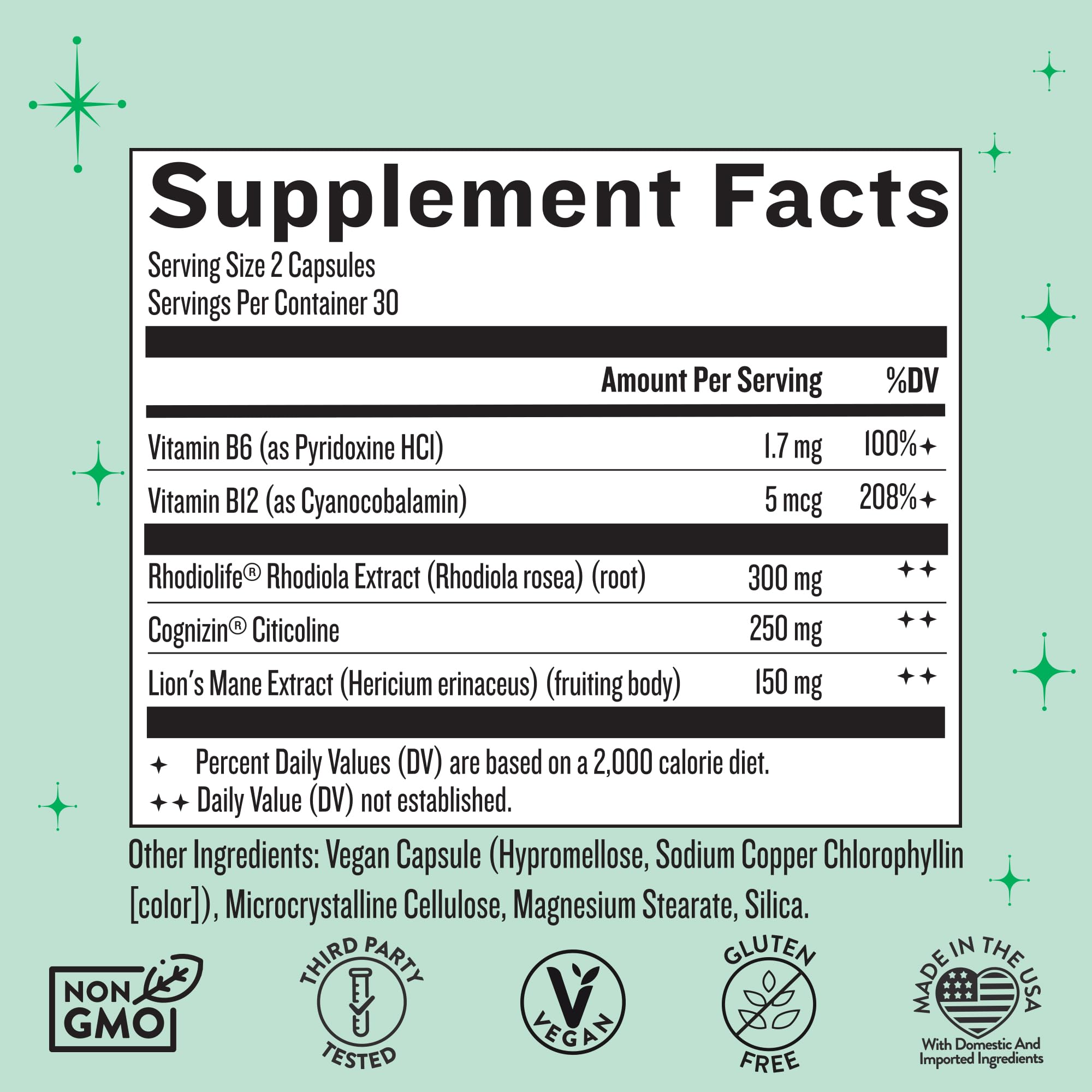 Legendairy Milk Clever Girl - Focus Supplement with Lion’s Mane & Citicoline - Nootropic Lions Mane Supplement for Memory, Focus & Mental Clarity, 30 Servings Legendairy MilkBuy Supplements Australia
