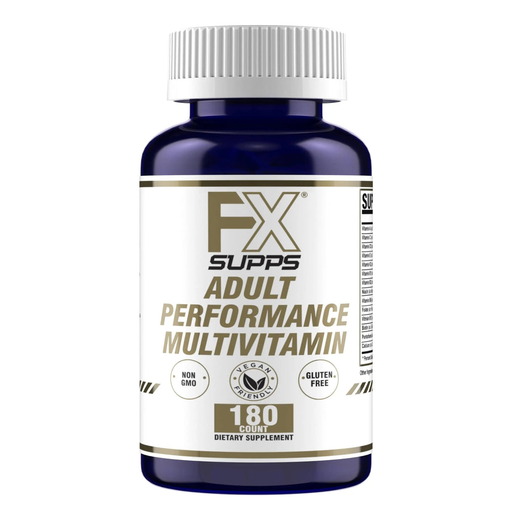 FXSUPPS Performance Multi-Vitamin with Amino Acids, Beta-Alanine and L-Carnitine, Enhanced Performance and Recovery, 180 Tablets FXSUPPSBuy Supplements Australia