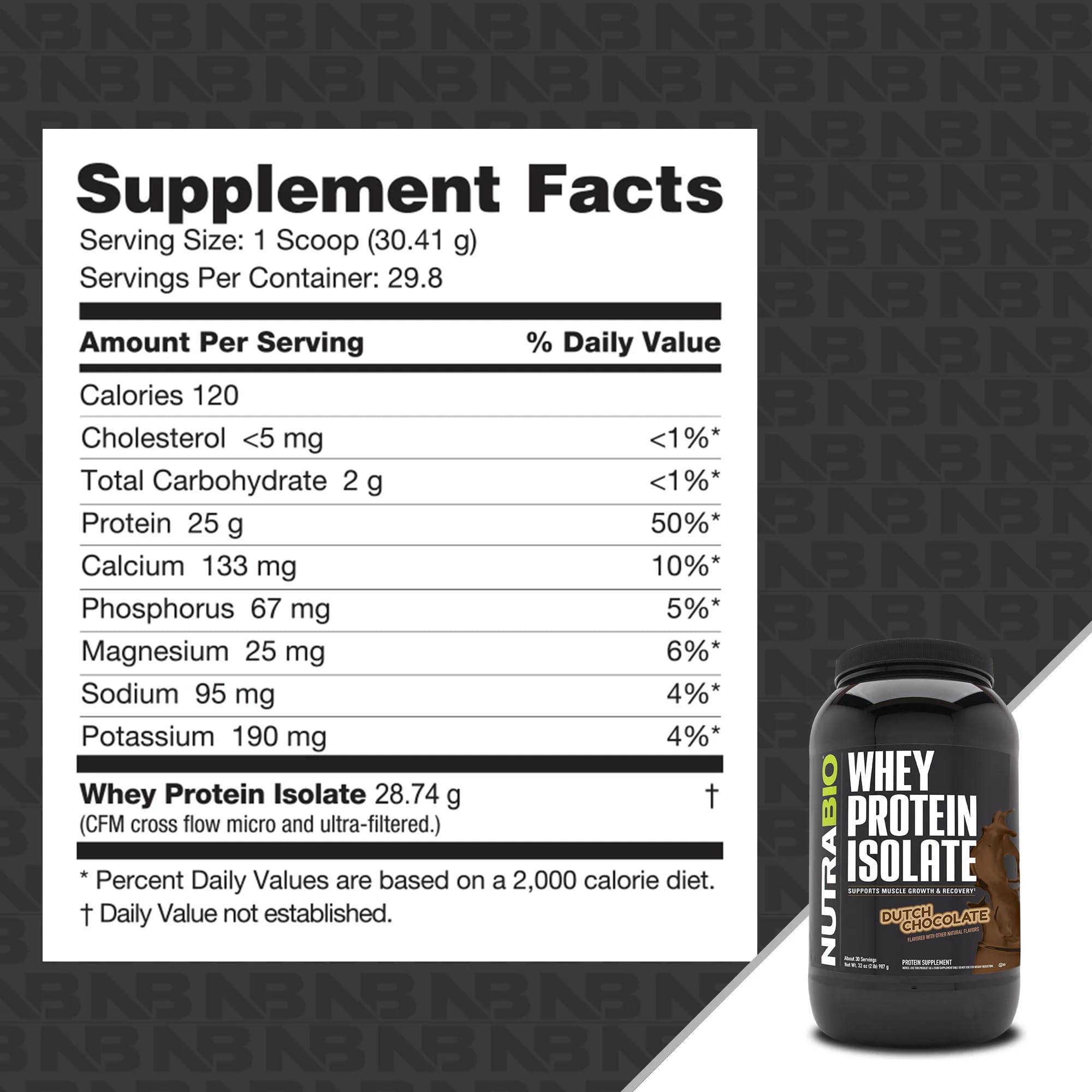 NutraBio Whey Protein Isolate Supplement – 25g of Protein Per Scoop with Complete NutraBioBuy Supplements Australia