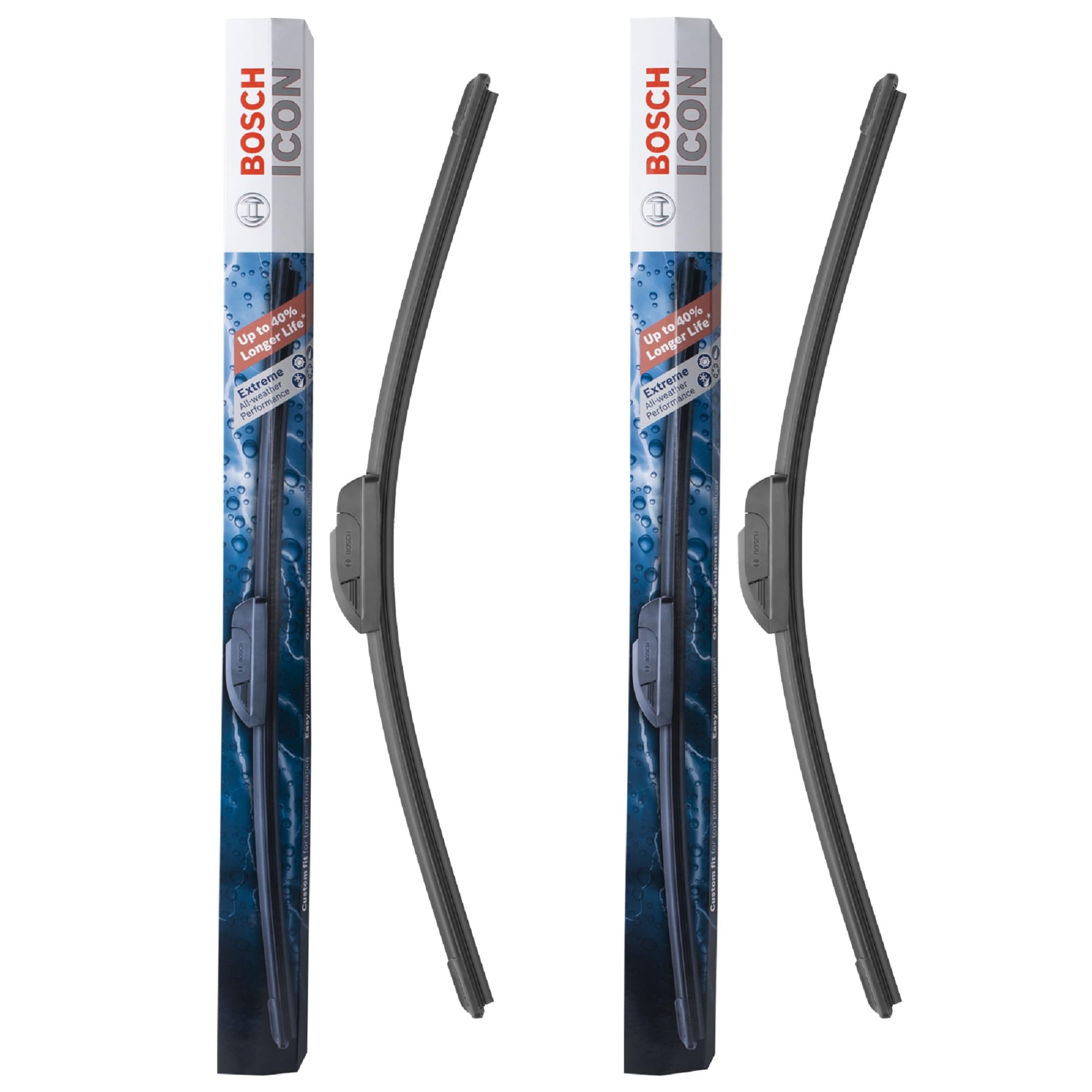 BOSCH 22A20A ICON Beam Wiper Blades - Driver and Passenger Side - Set of 2 Blades (22A & 20A) Bosch buy supplements Au
