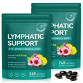 Lymphatic Drainage Supplements, Lymphatic Support Softgels for Immune Health, Plant-Based Formula with Echinacea, Burdock Root, Elderberry, Bromelain, Turmeric, 240 Softgels -2Pack UXENPHXF buy supplements Au