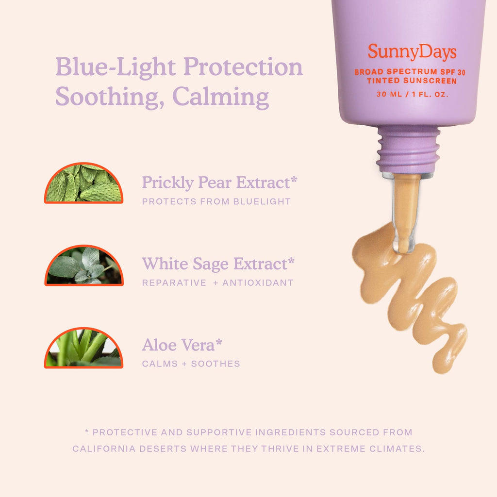 Tower 28 SunnyDays SPF 30 Tinted Moisturizer - 2-in-1 Buildable Coverage Foundation + Mineral Sunscreen for Face - Zinc Oxide, Aloe & Prickly Pear for Sensitive Skin - 15/Light Warm (1 oz) Tower 28Buy Supplements Australia