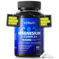 Magnesium 7 Complex Supplement Advanced with 7 Forms of Magnesium (Glycinate, Malate, Chelate, Aspartate, Orotate, Taurine, Citrate), Zinc, Vitamin D3 & Vitamin B6