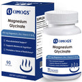 OMOGS High Absorption Magnesium Glycinate, for Supporting Sleep, Muscle Relaxation, Heart Health & Bone Health, Gluten Free, Non-GMO, 90 Vegetarian Capsules OMOGSBuy Supplements Australia