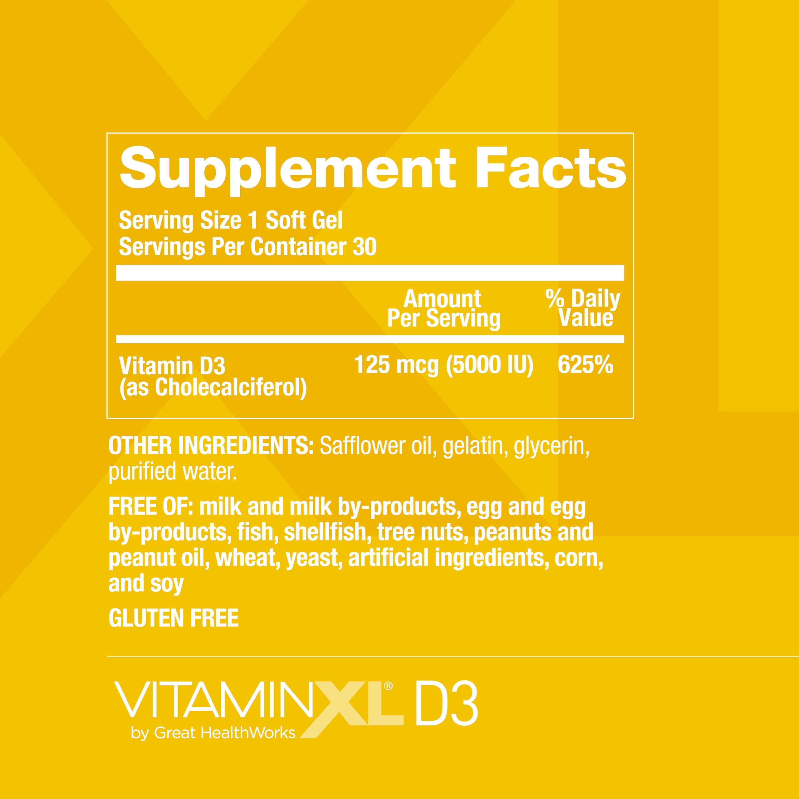 OmegaXL Joint Support Supplement - 60 Softgels & VitaminXL D3 High Potency Daily Vitamin D 5000 IU 125mcg Immune Support Supplement (30 Softgels) - 2 Pack OmegaXLBuy Supplements Australia