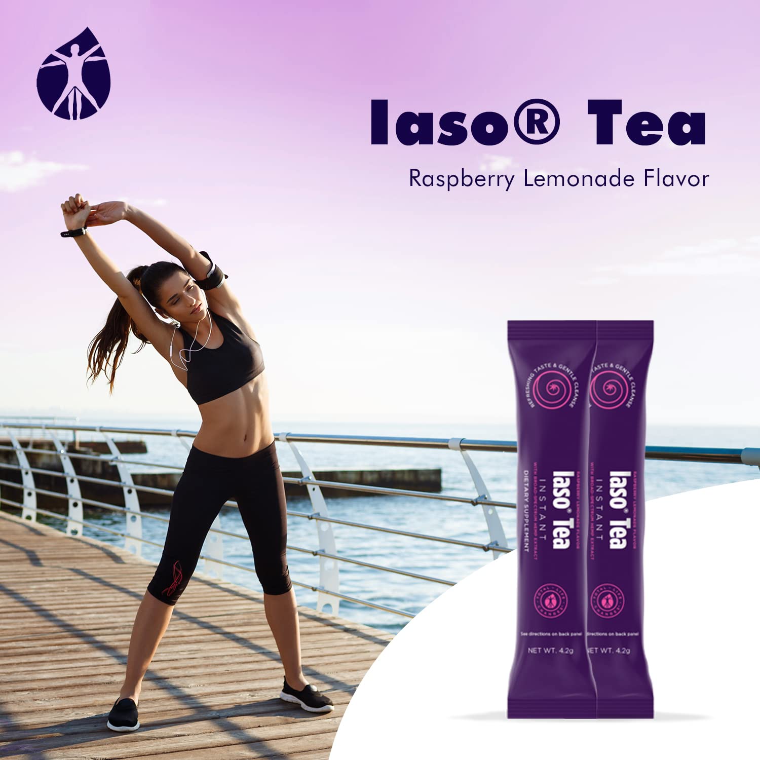 Total Life Changes Raspberry Lemonade Flavor Instant IASO Tea (15 Pack) Total Life ChangesBuy Supplements Australia