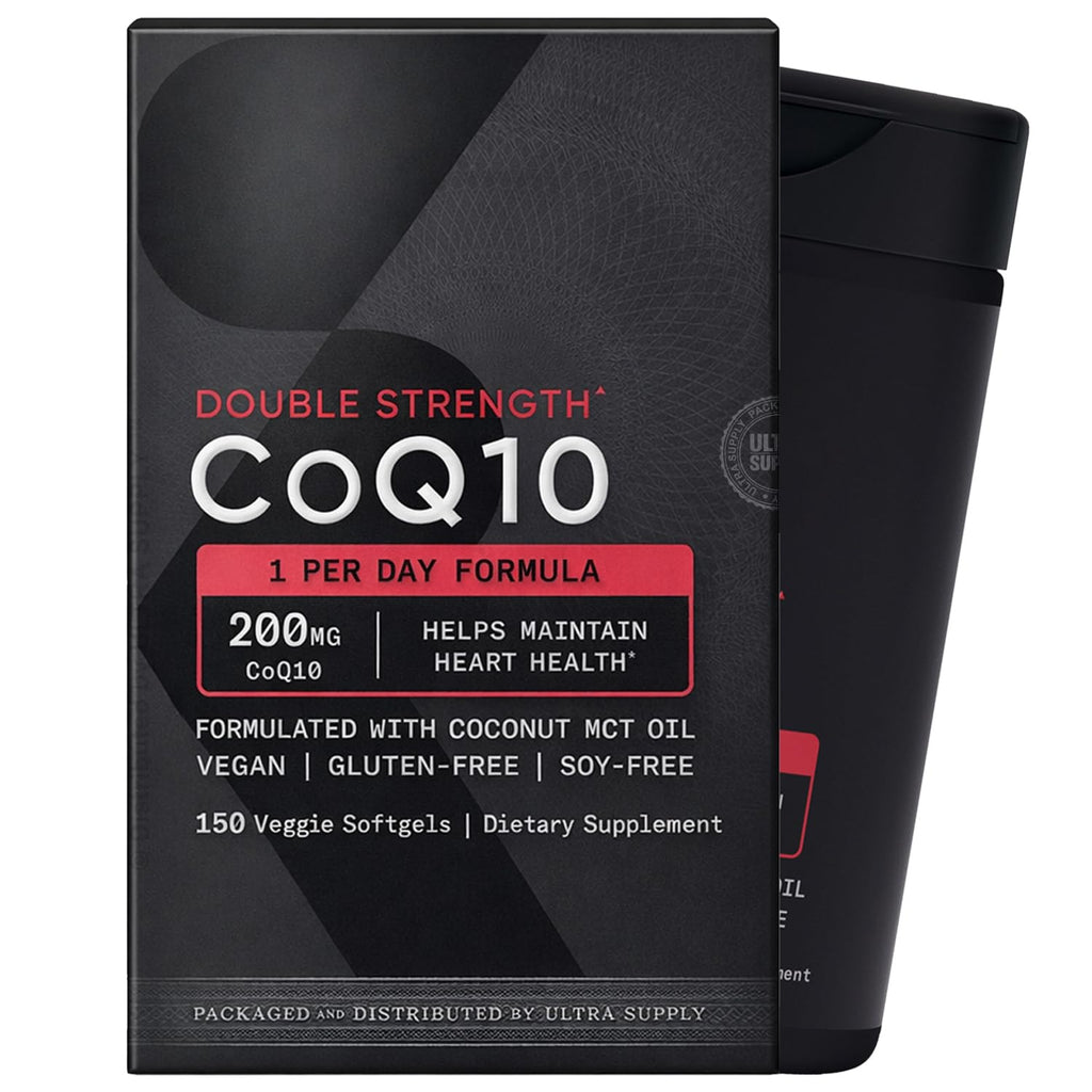 Sports_Researchs CoQ10 200mg Softgels with MCT Oil, 150 Ct Value Pack Generic buy supplements Au